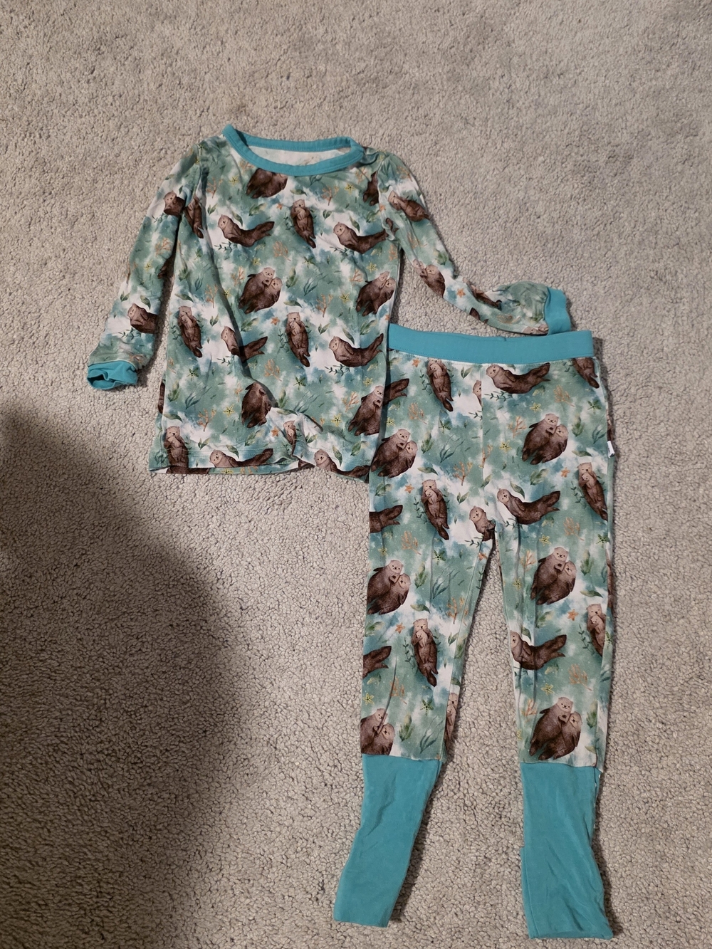 Ploom Baby Otter Pj 2 piece long sleeve Set
